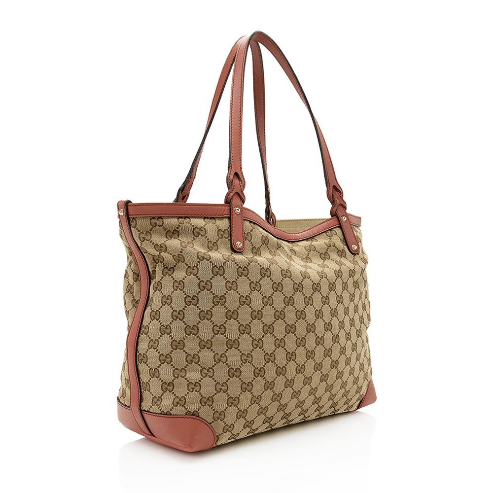 Gucci Monogram Canvas Tote