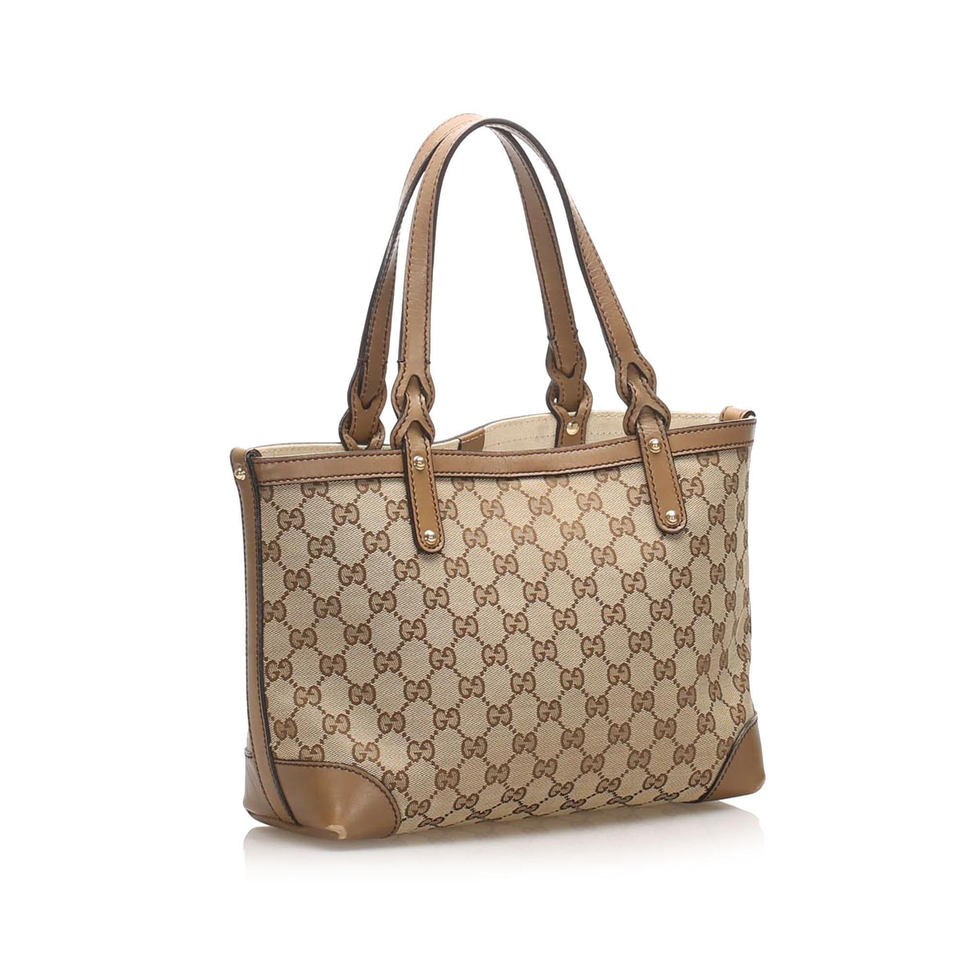 Gucci Monogram Canvas Tote