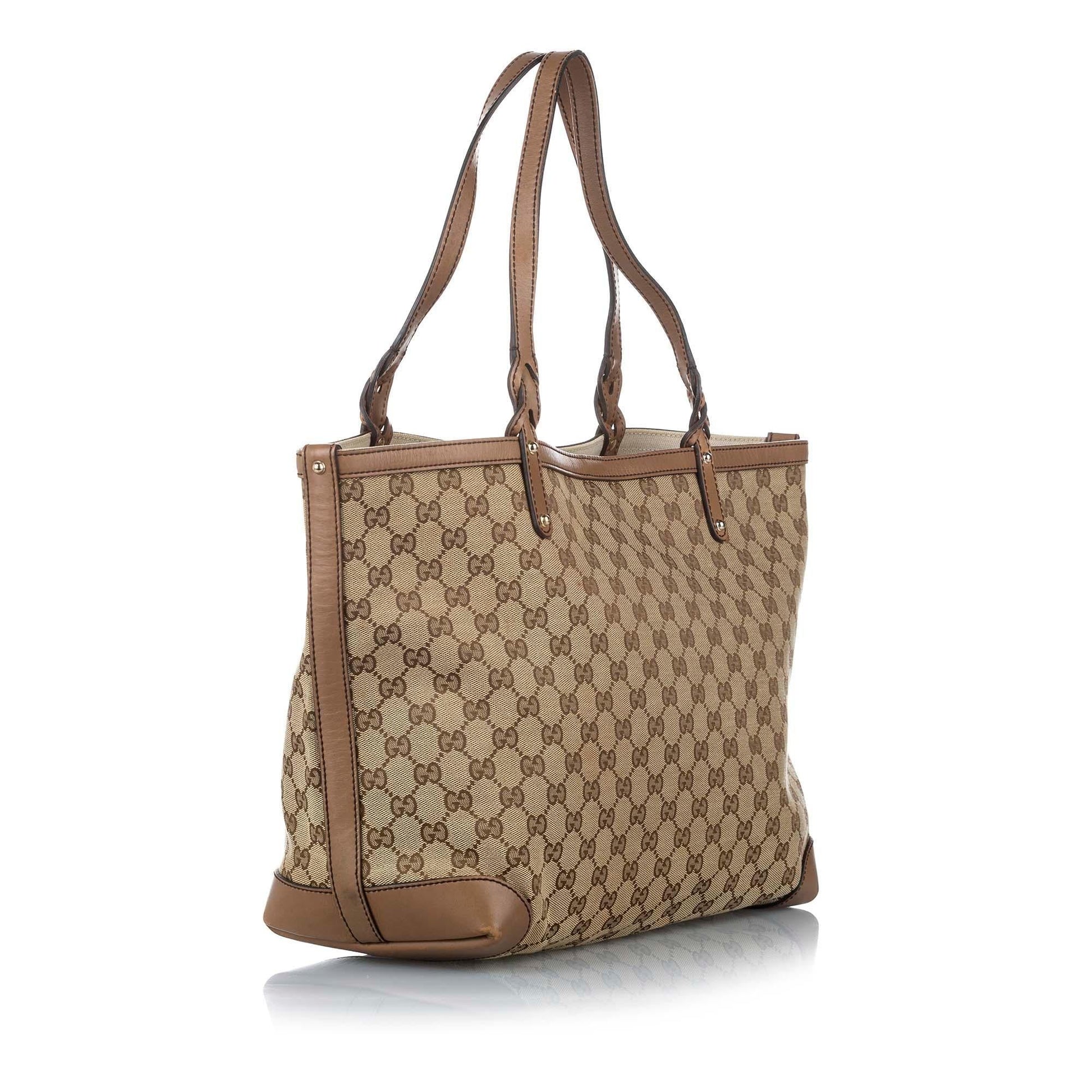 Gucci Monogram Canvas Tote