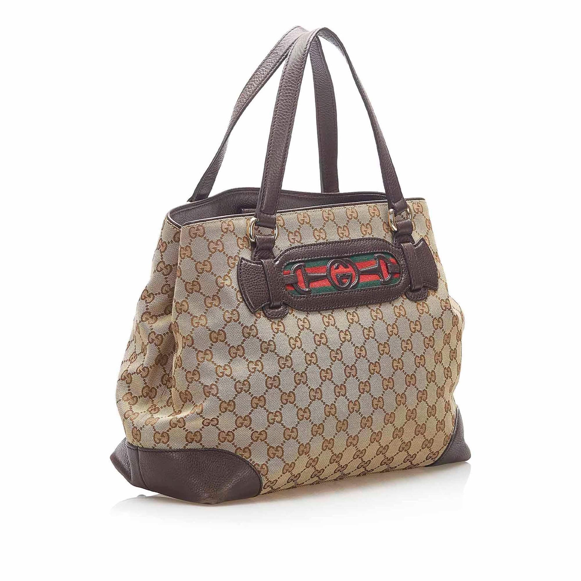 Gucci Monogram Canvas Tote