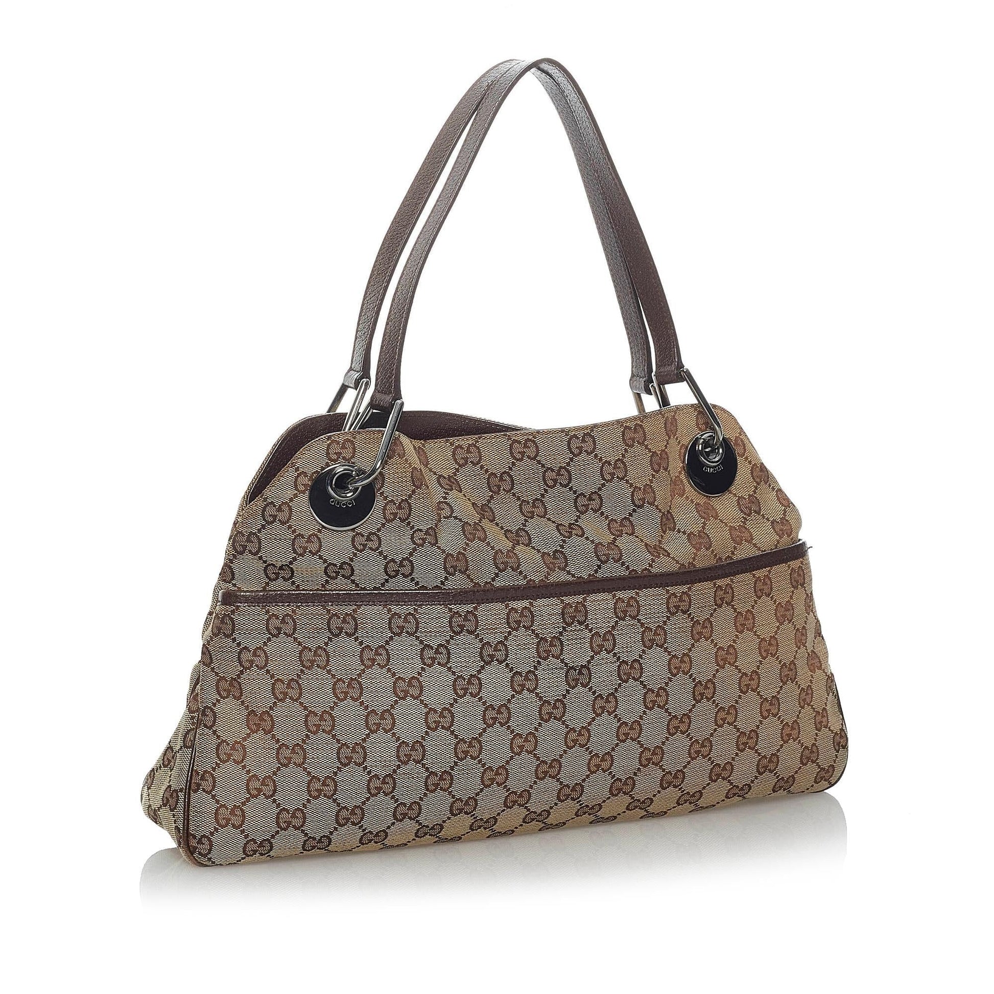 Gucci Canvas Shoulder Bag