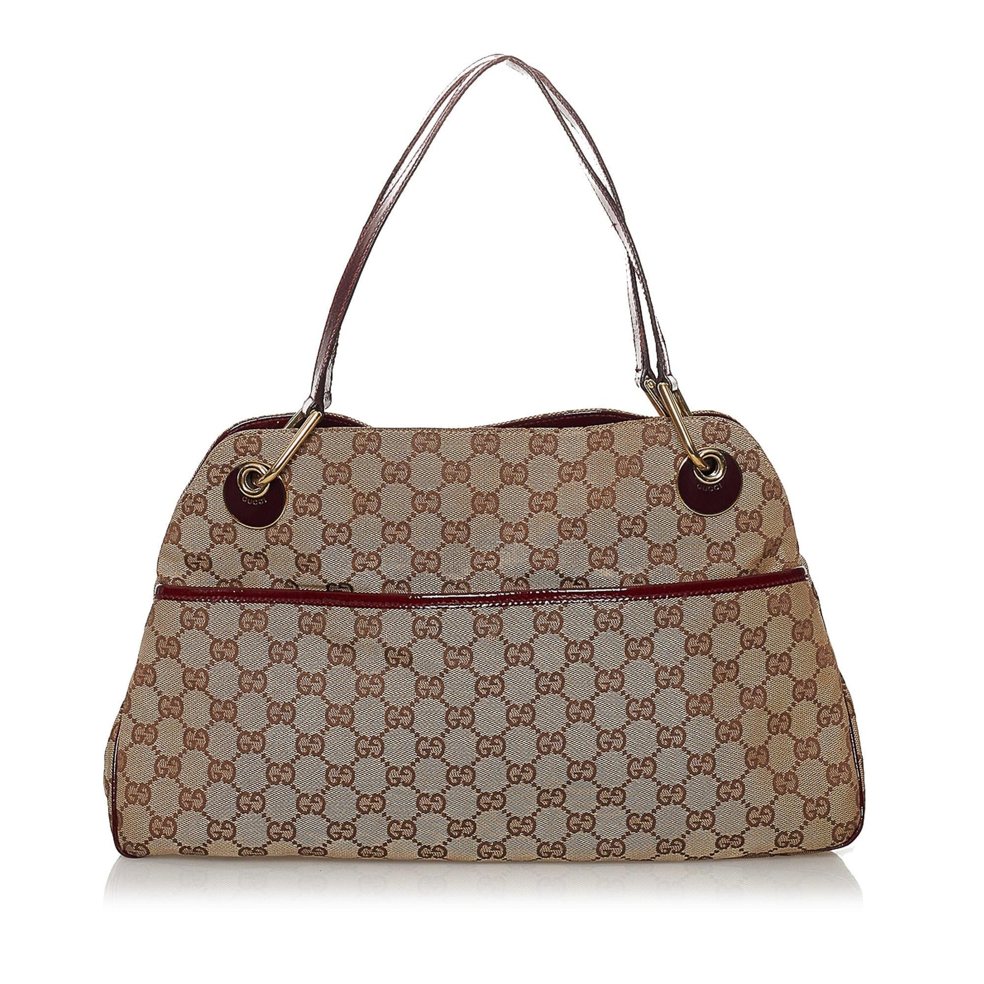 Gucci Canvas Shoulder Bag