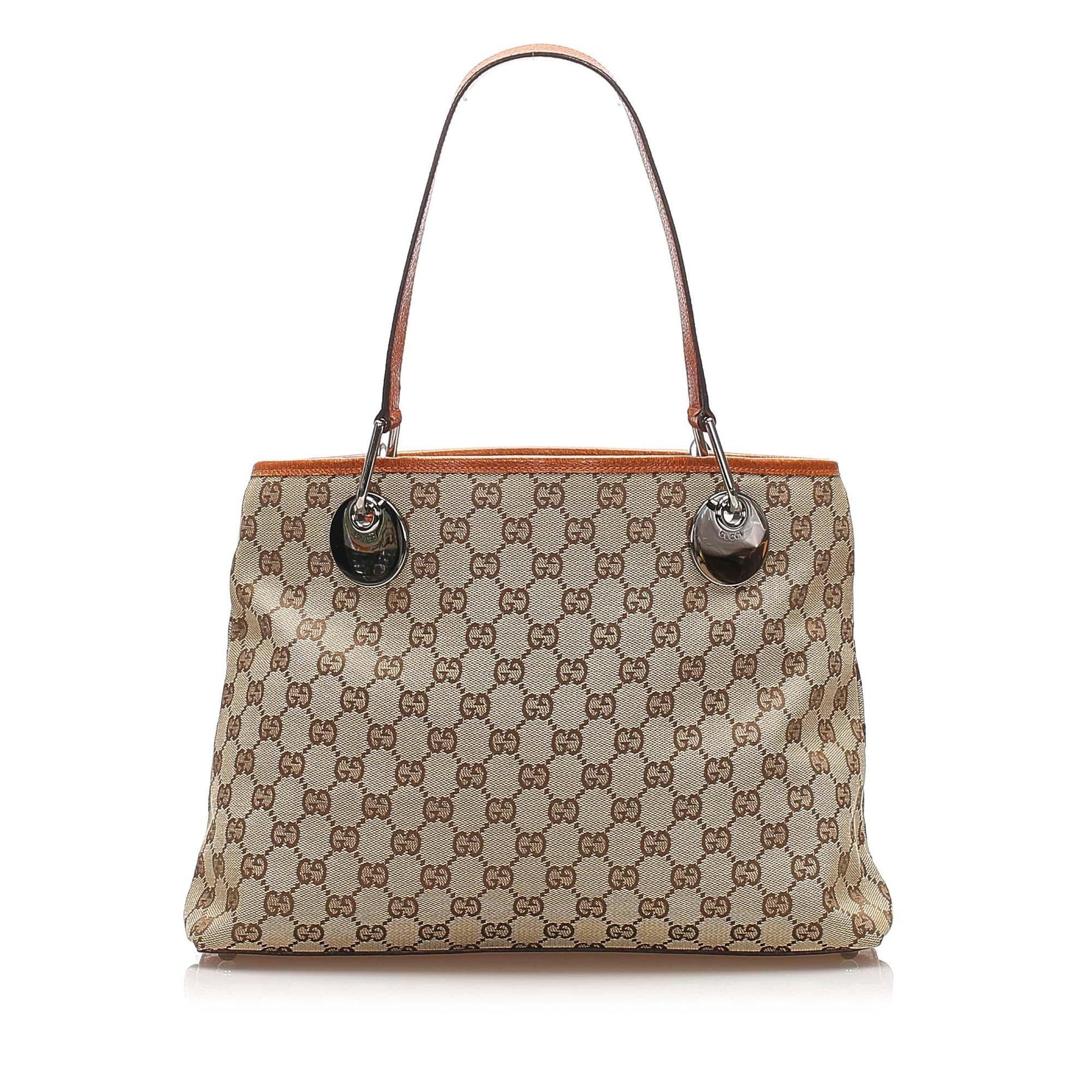 Gucci Monogram Canvas Tote
