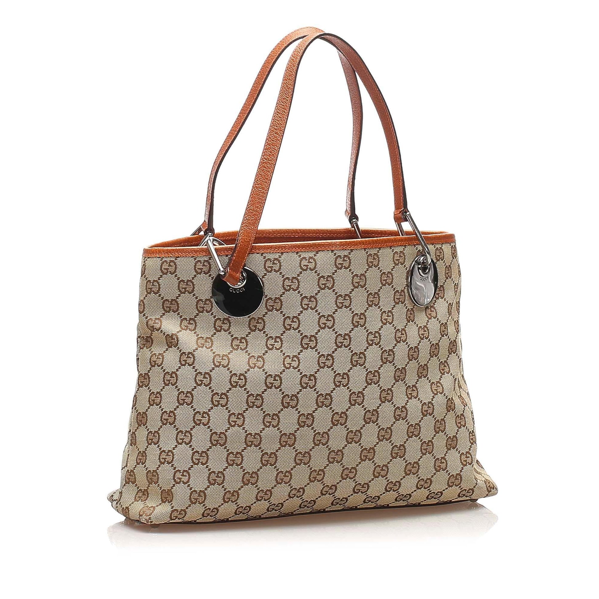 Gucci Monogram Canvas Tote