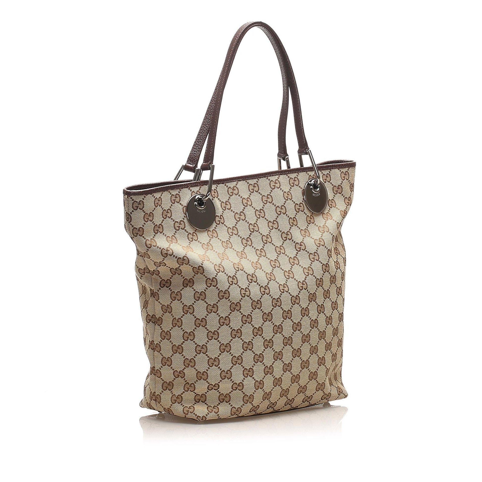 Gucci Monogram Canvas Tote