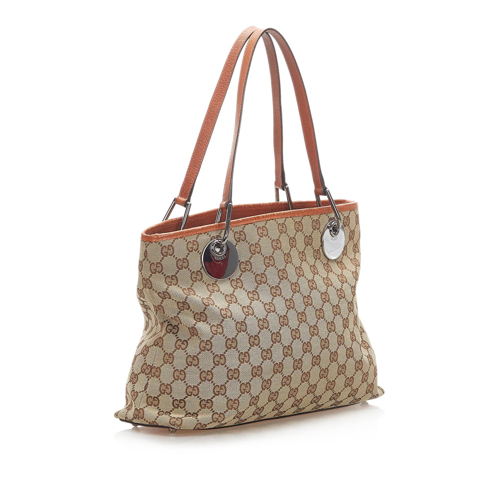 Gucci Monogram Canvas Tote