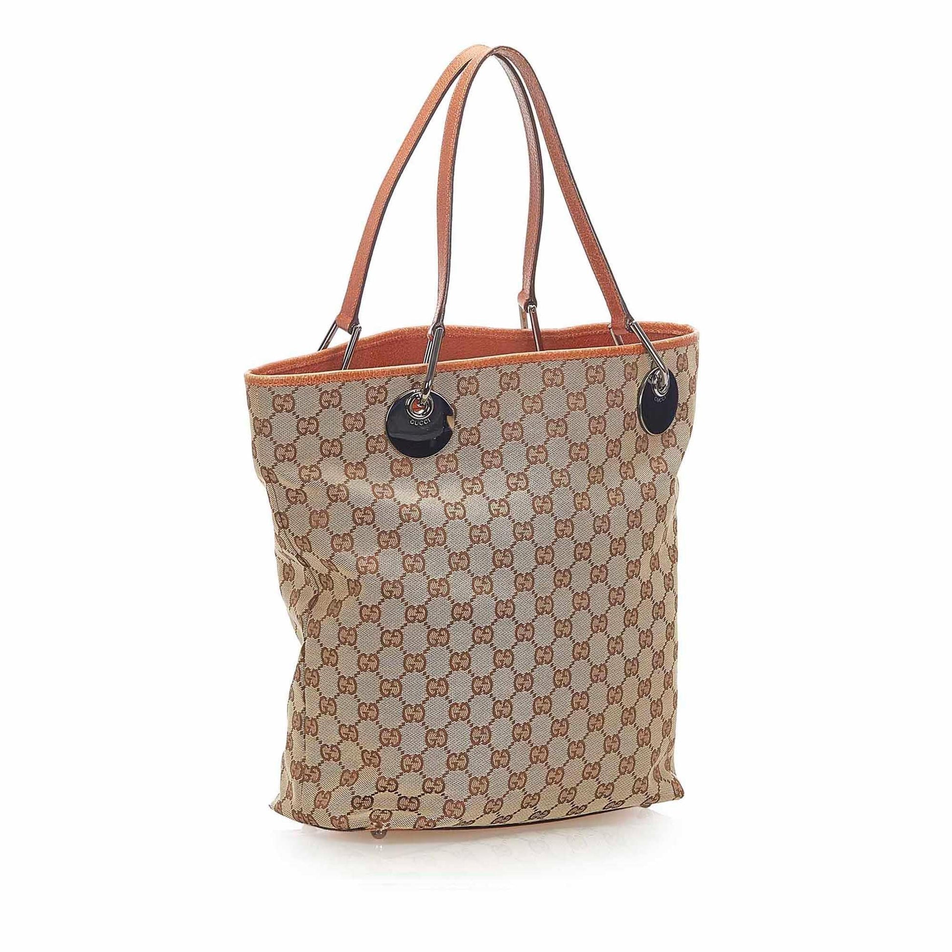 Gucci Monogram Canvas Tote