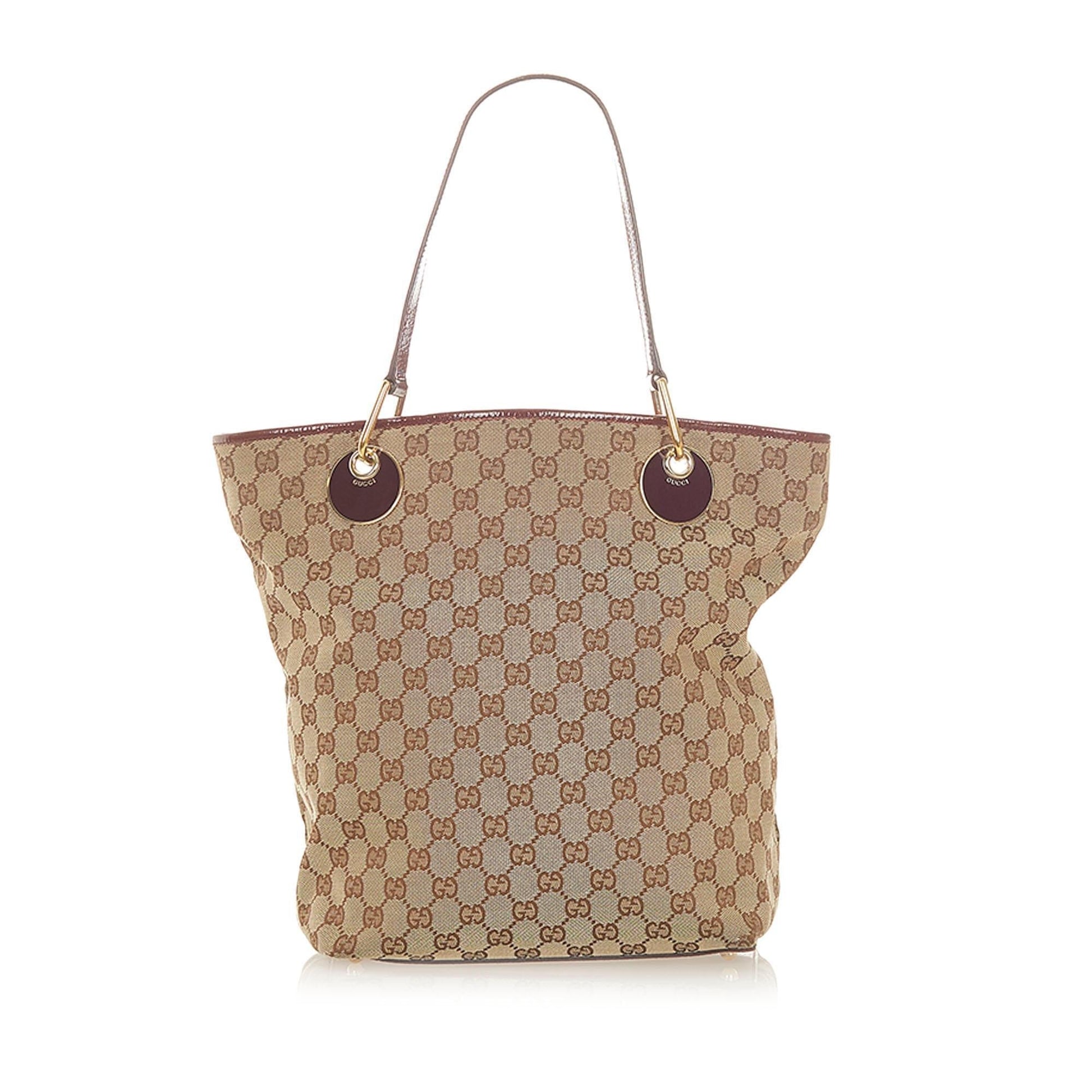 Gucci Monogram Canvas Tote
