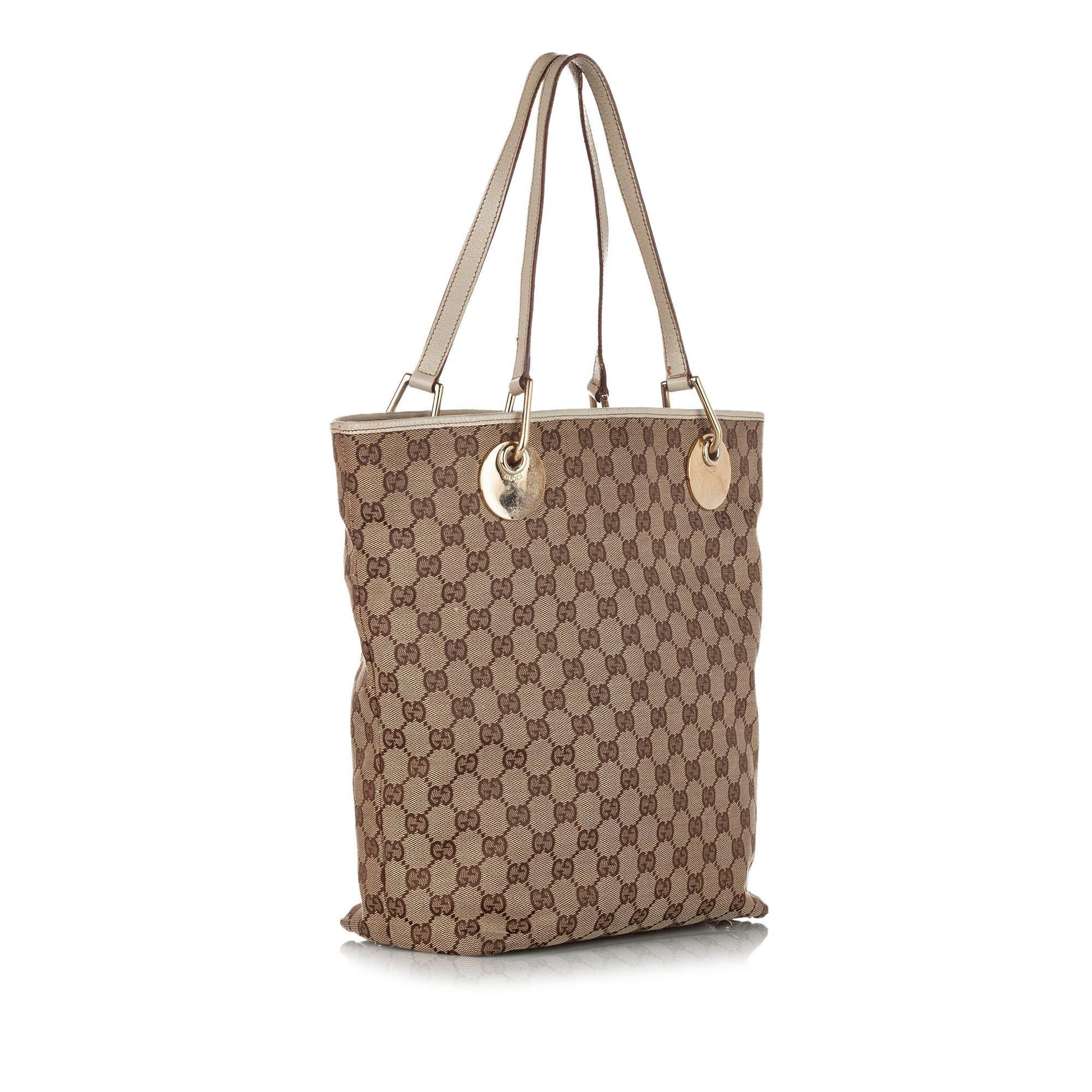 Gucci Monogram Canvas Tote