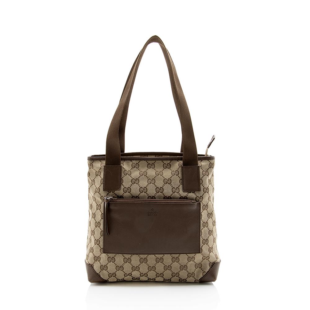 Gucci Monogram Canvas Tote