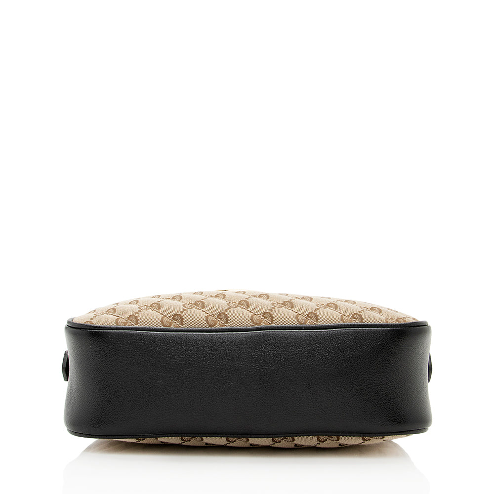 Gucci GG Marmont Leather Canvas Shoulder Bag Style 3