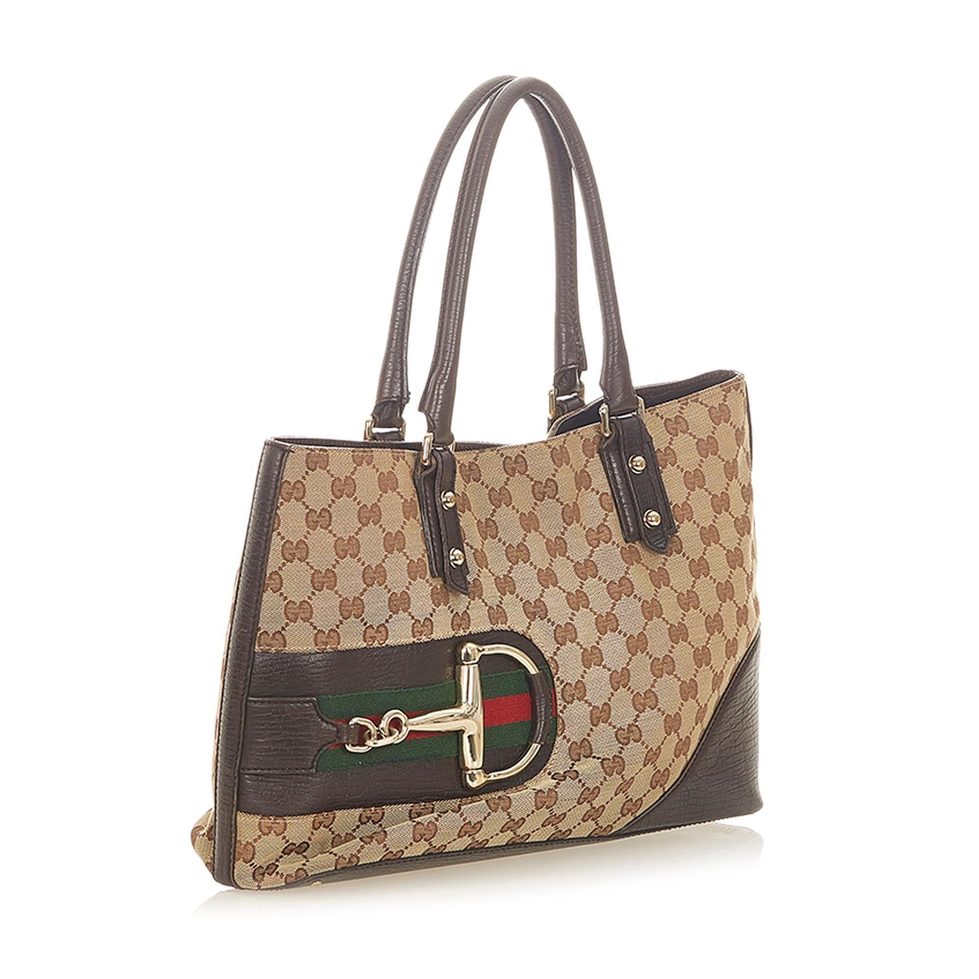 Gucci Monogram Canvas Tote