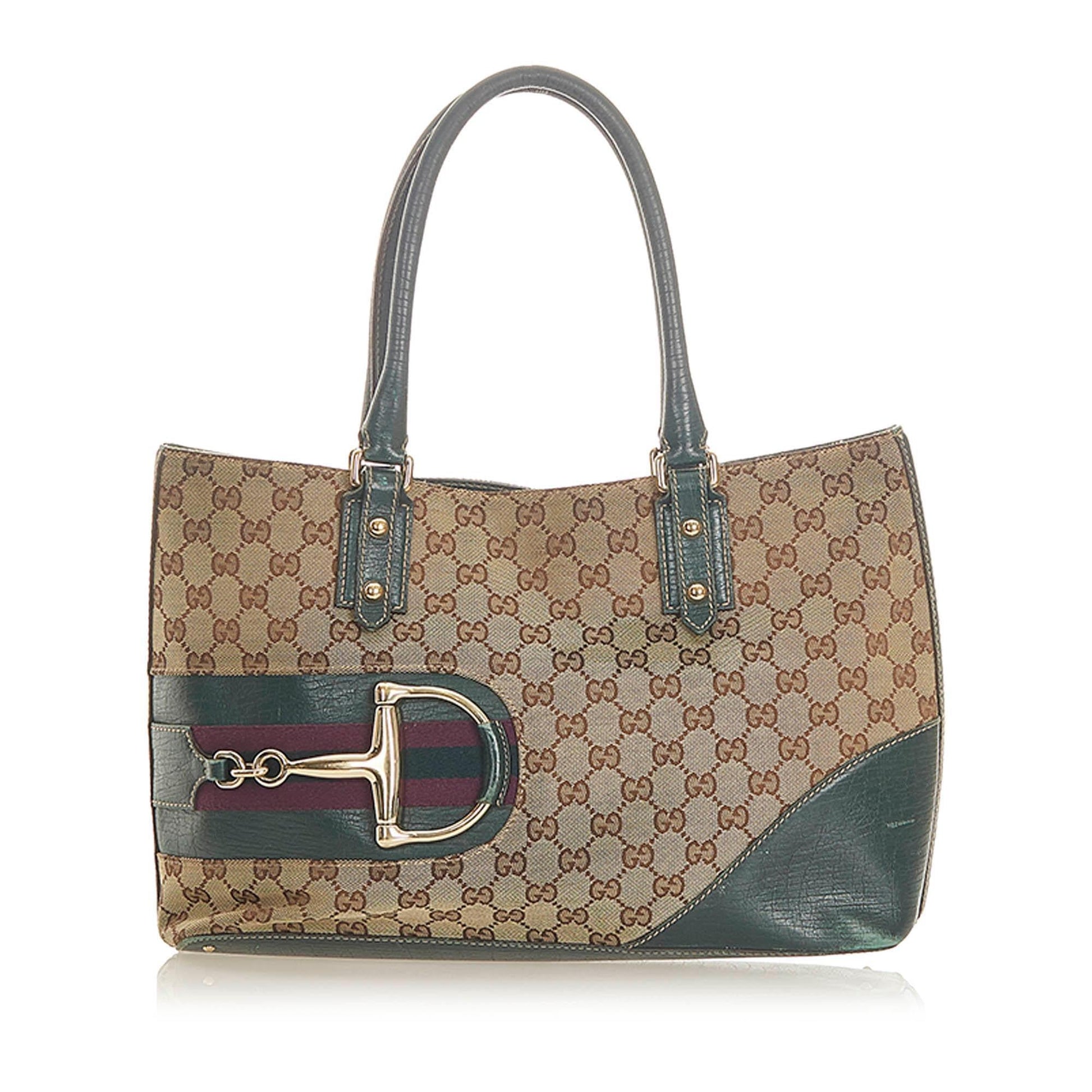 Gucci Monogram Canvas Tote