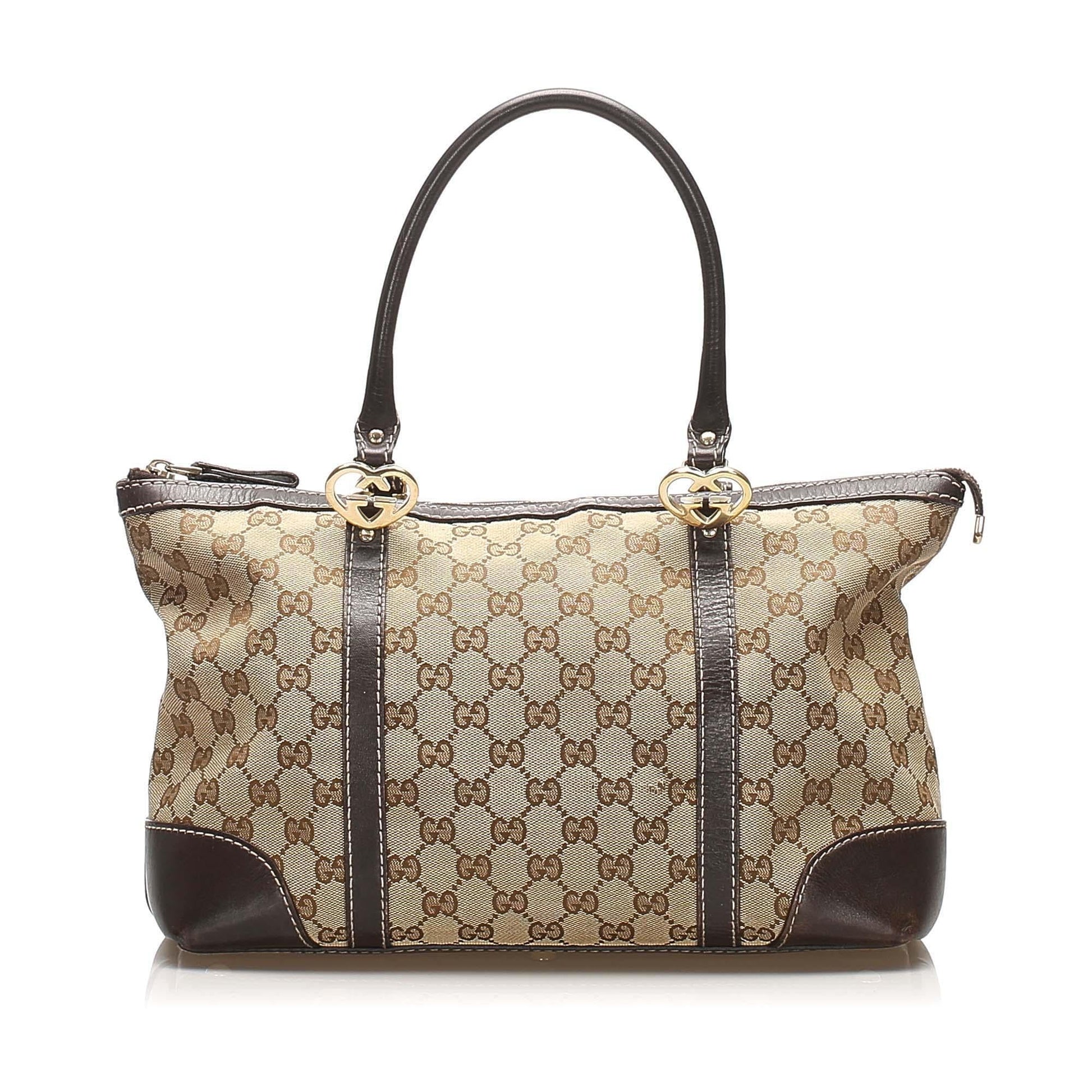 Gucci Monogram Canvas Tote