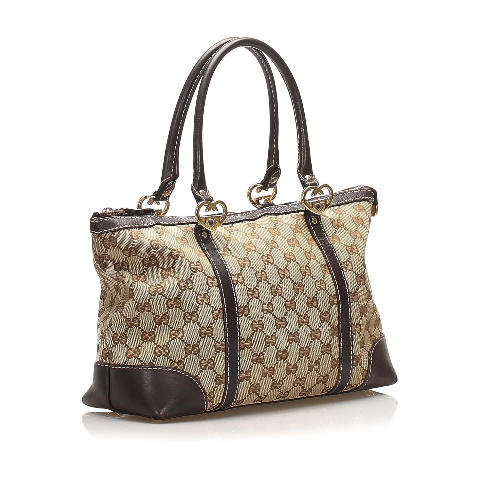 Gucci Monogram Canvas Tote