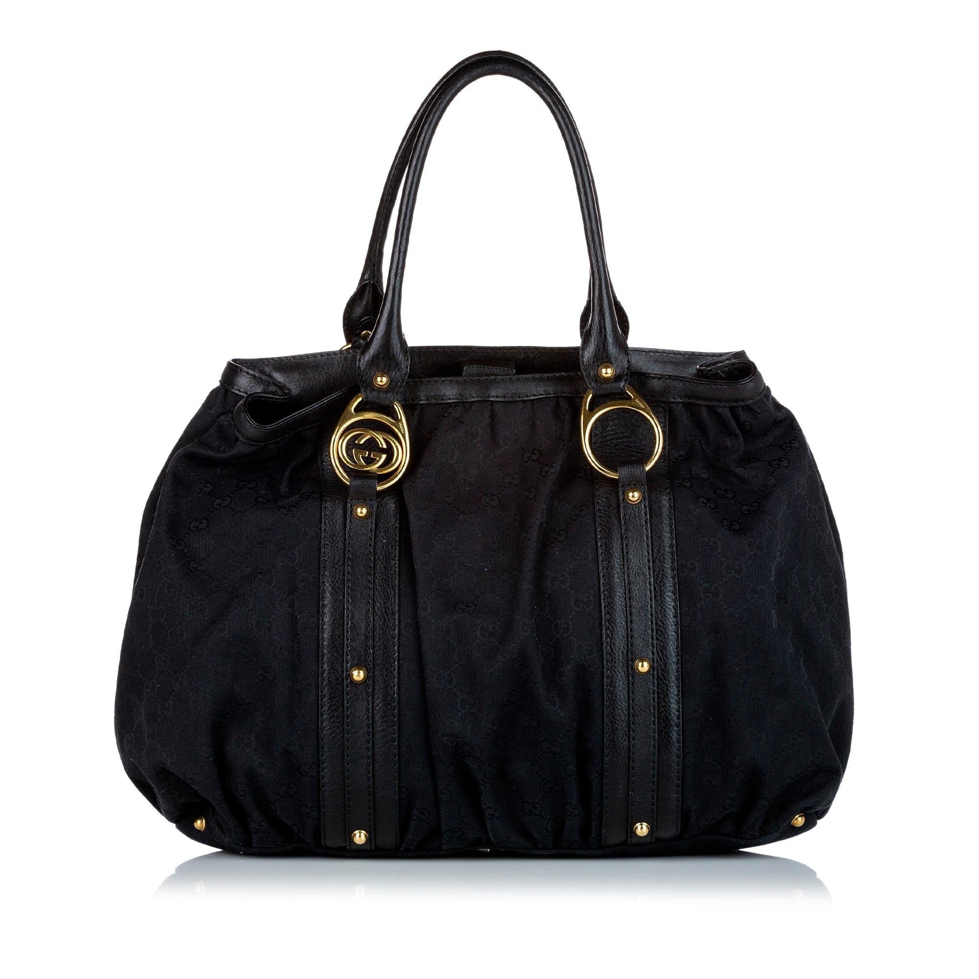 Gucci Interlocking G Canvas Tote