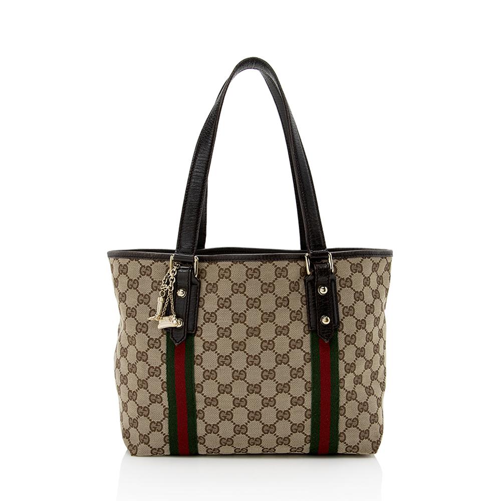 Gucci Monogram Canvas Tote