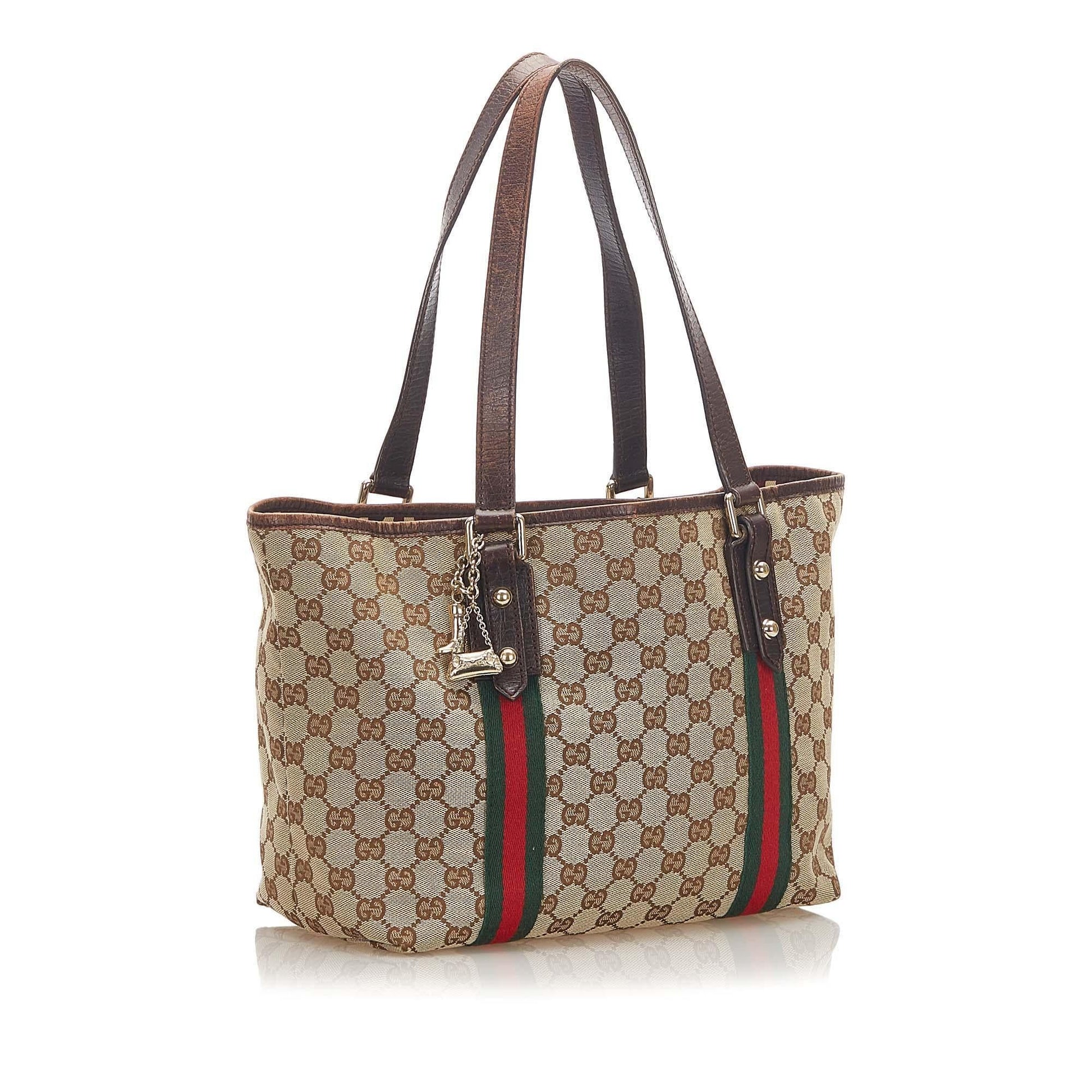Gucci Canvas Monogram Tote Style 64