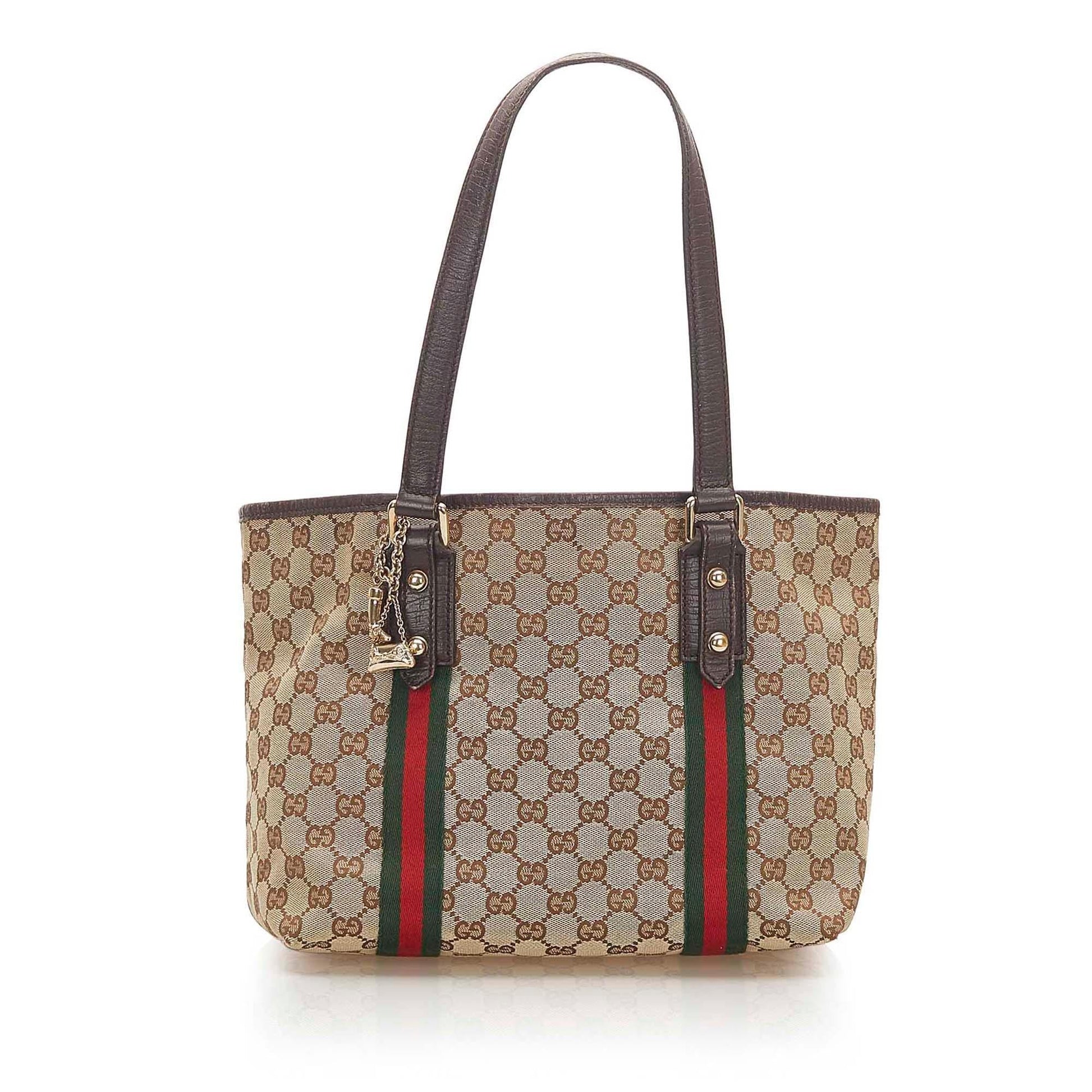 Gucci Monogram Canvas Tote