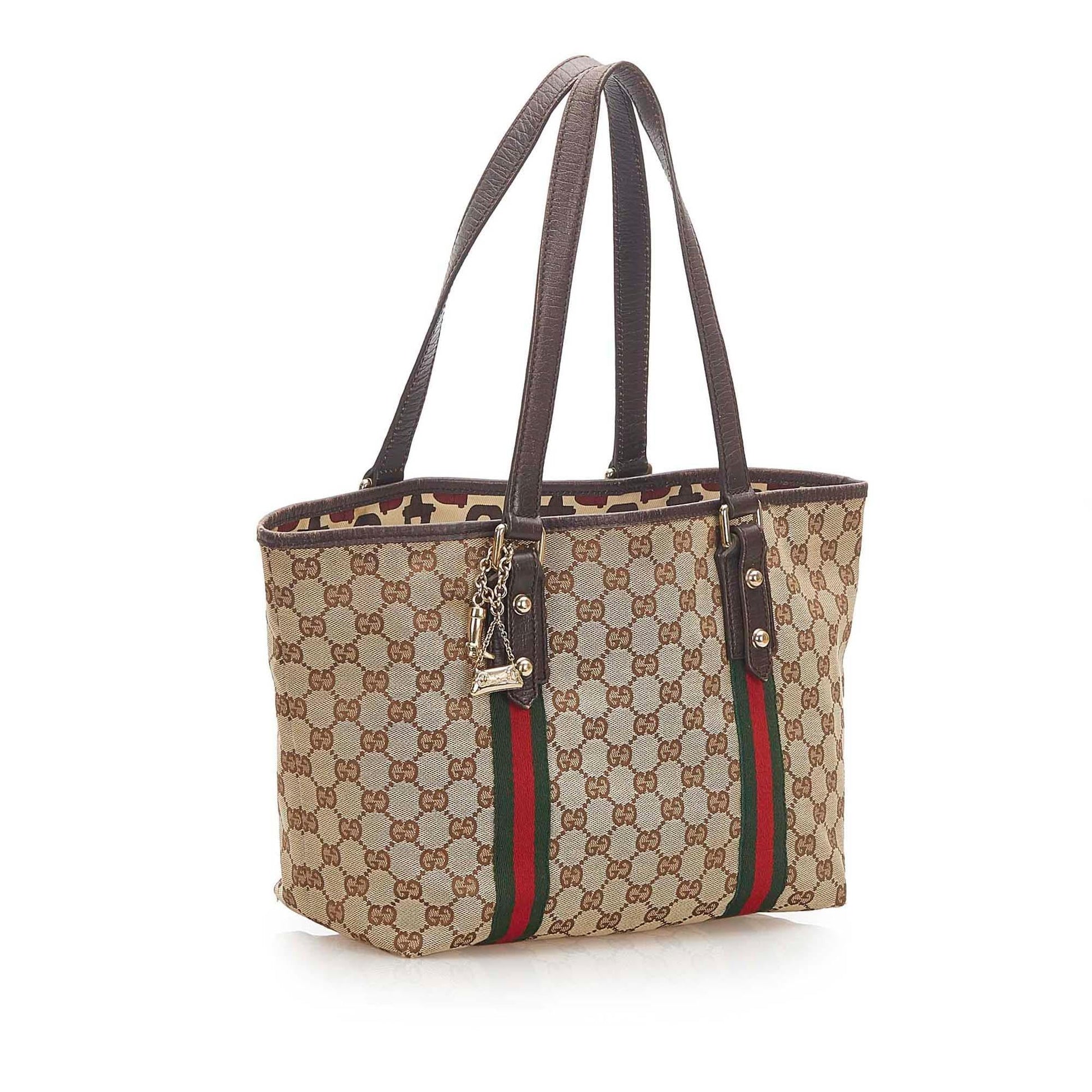 Gucci Monogram Canvas Tote