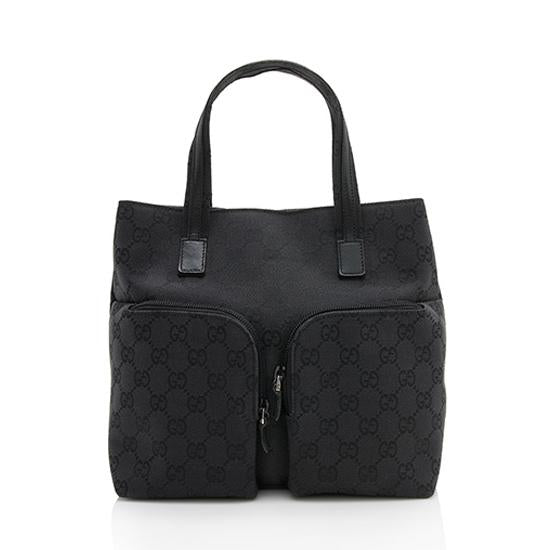 Gucci Leather Canvas Tote Style 3