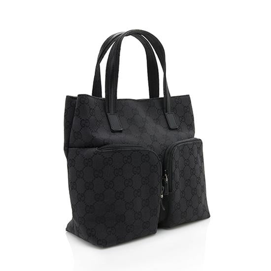 Gucci Leather Canvas Tote Style 3