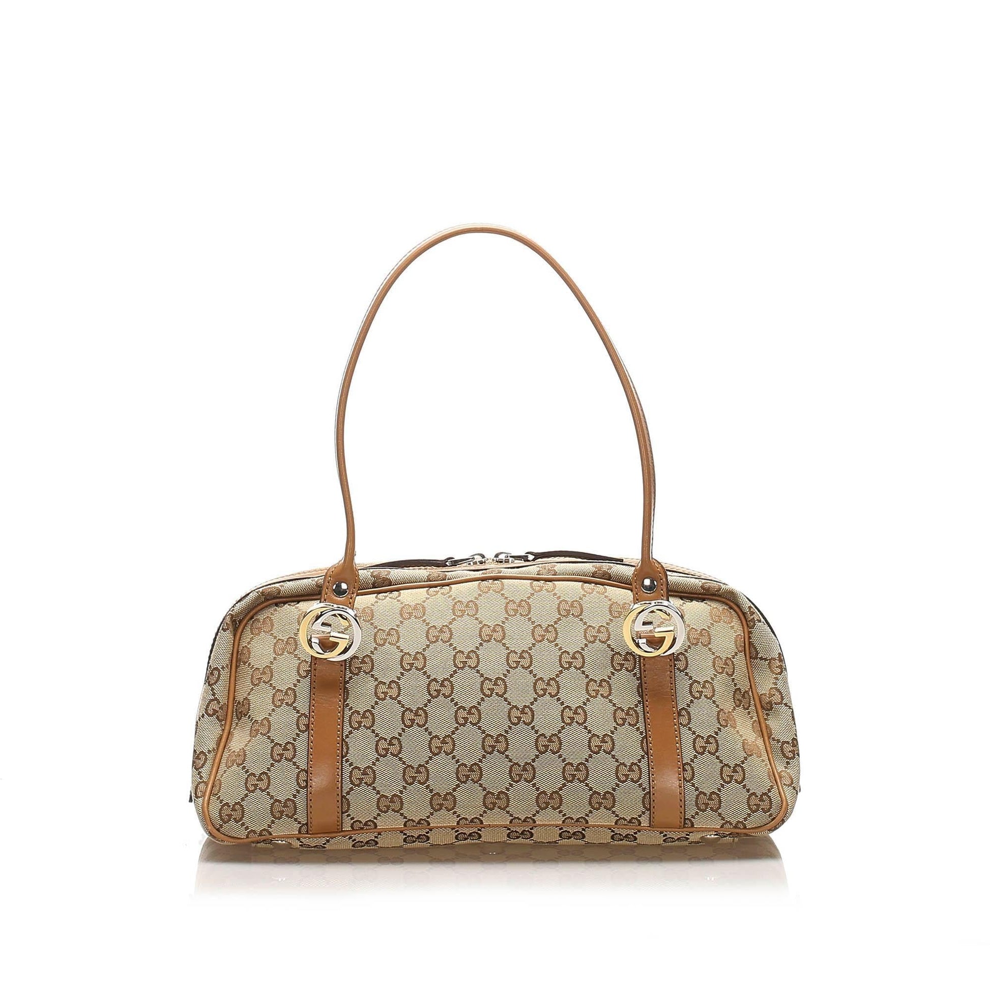 Gucci Leather Canvas Tote Style 7