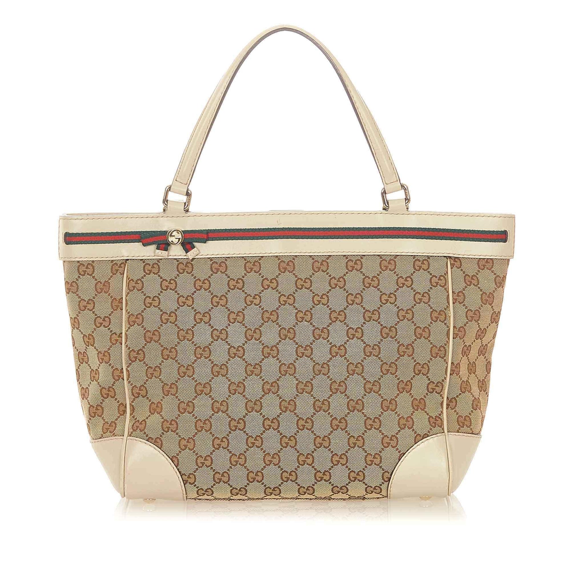 Gucci Monogram Canvas Tote
