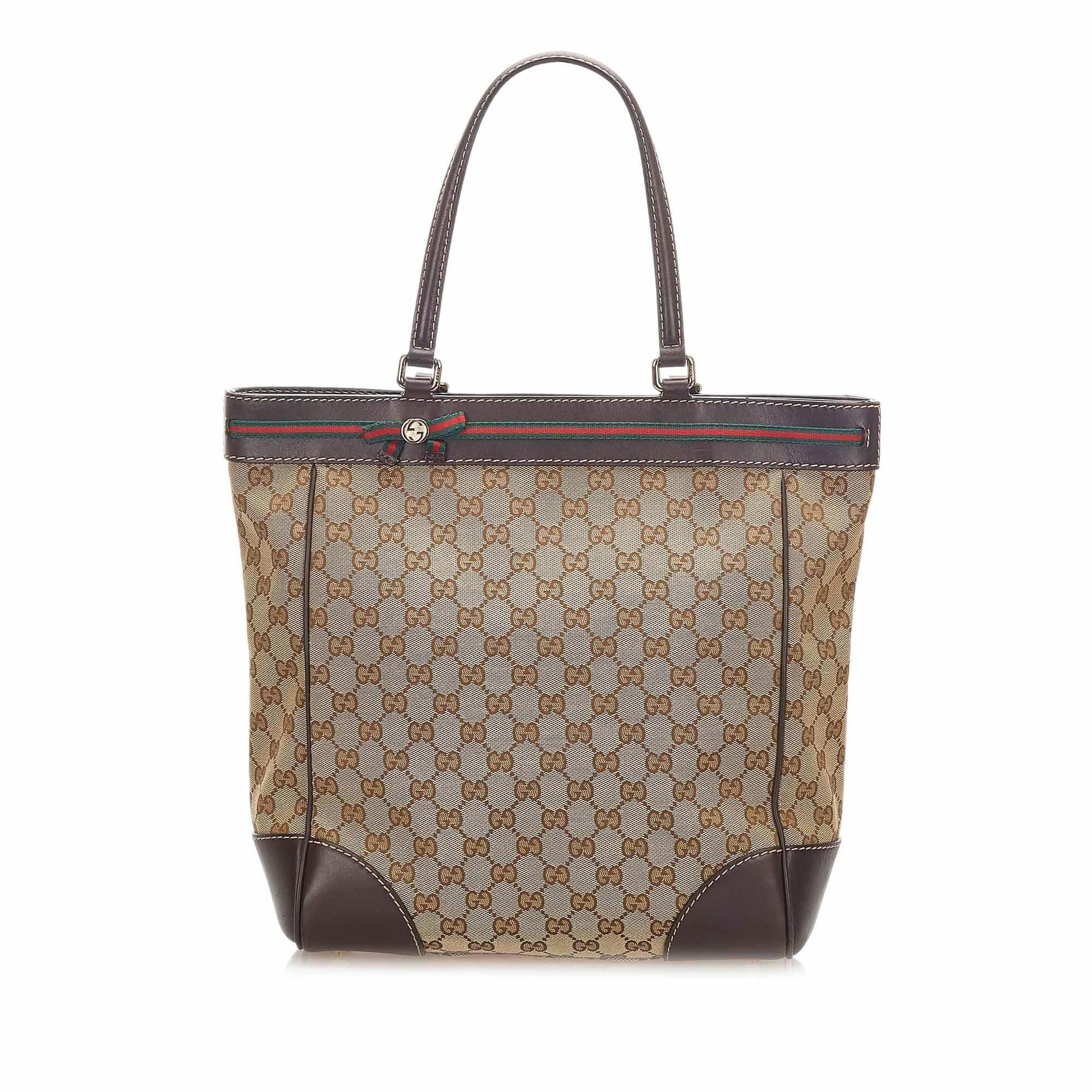 Gucci Monogram Canvas Tote
