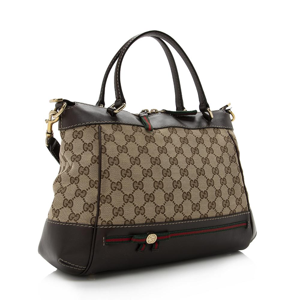 Gucci Monogram Canvas Tote