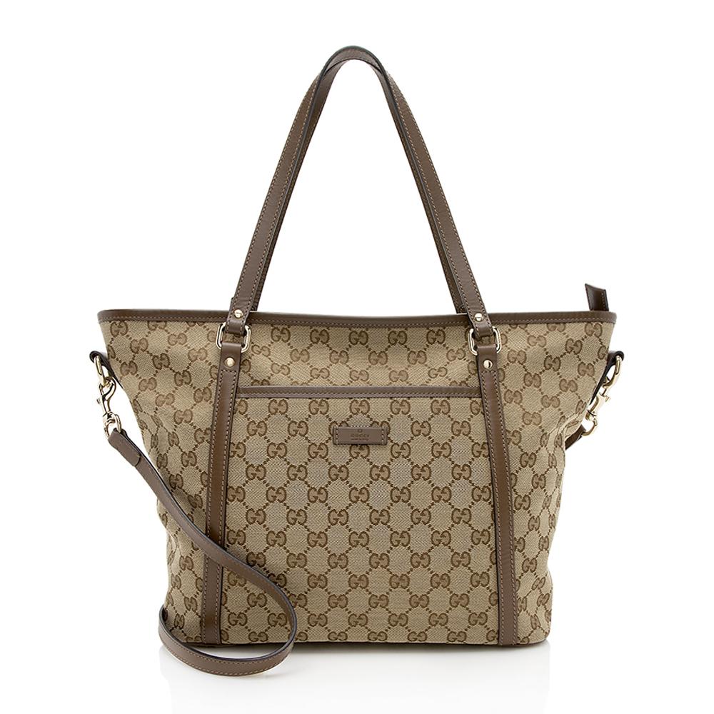 Gucci Monogram Canvas Tote