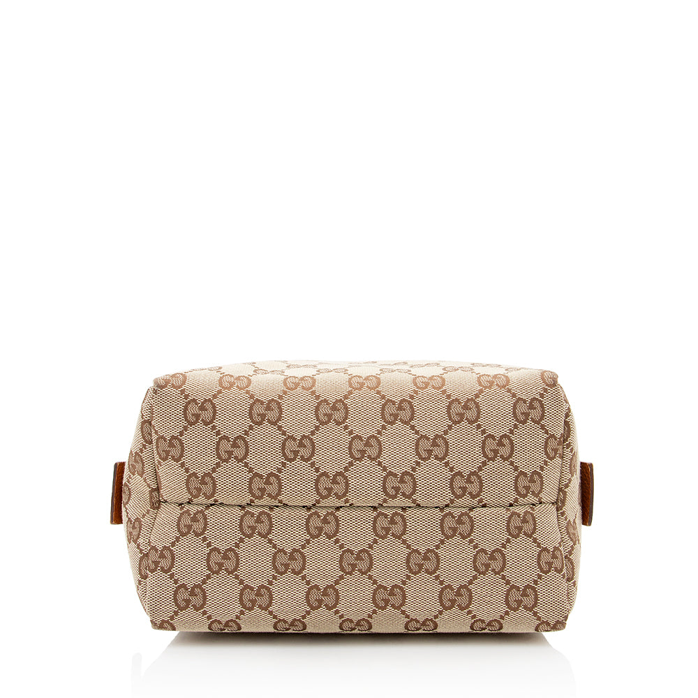 Gucci Leather Canvas Satchel Style 1