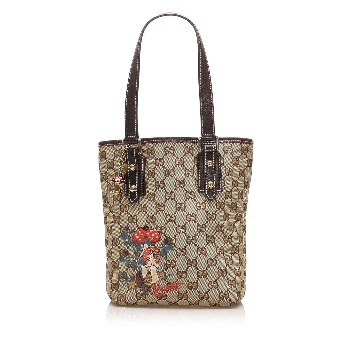Gucci Canvas Monogram Tote Style 167