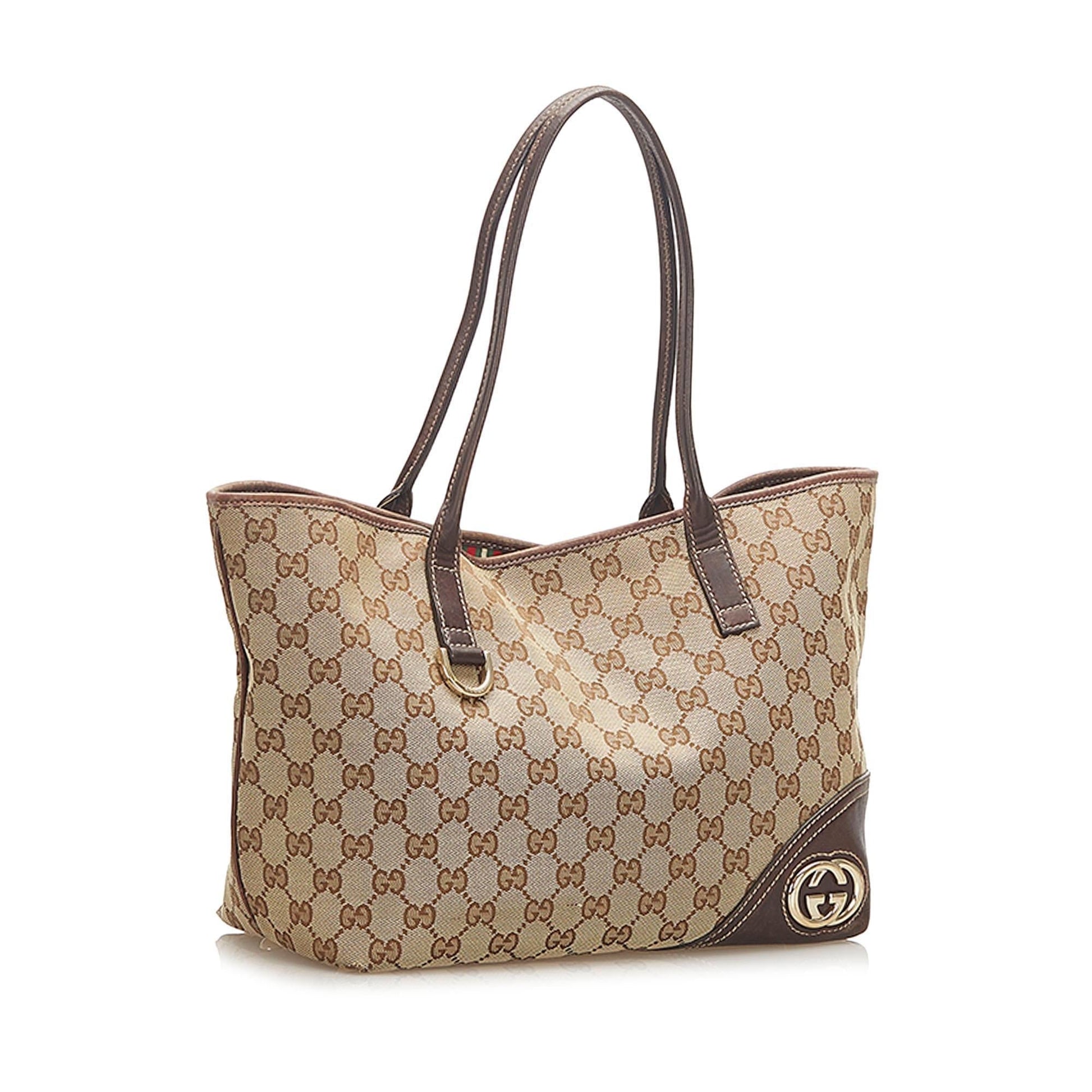 Gucci Monogram Canvas Tote