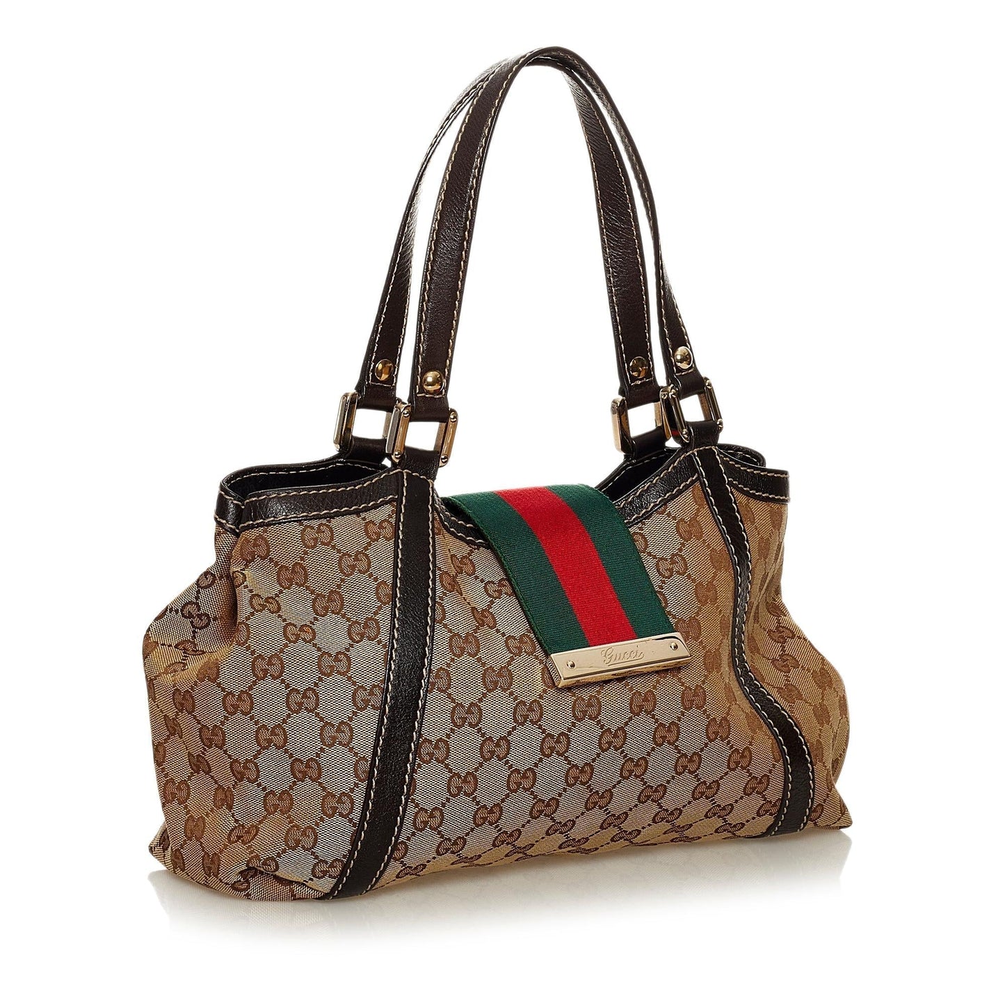 Gucci Web Canvas Tote Style 3