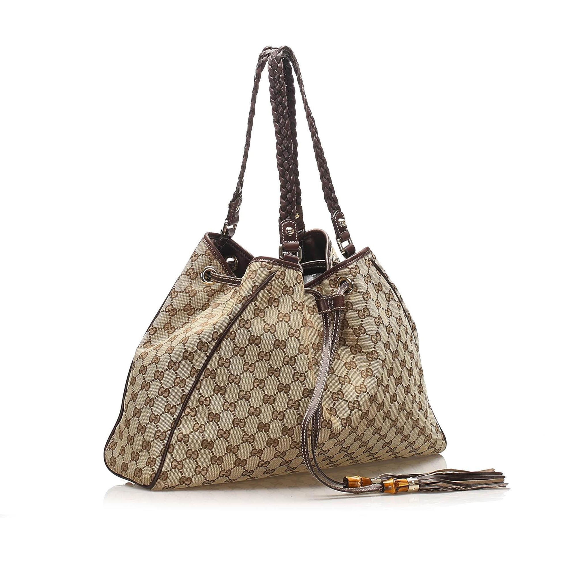 Gucci Monogram Canvas Tote