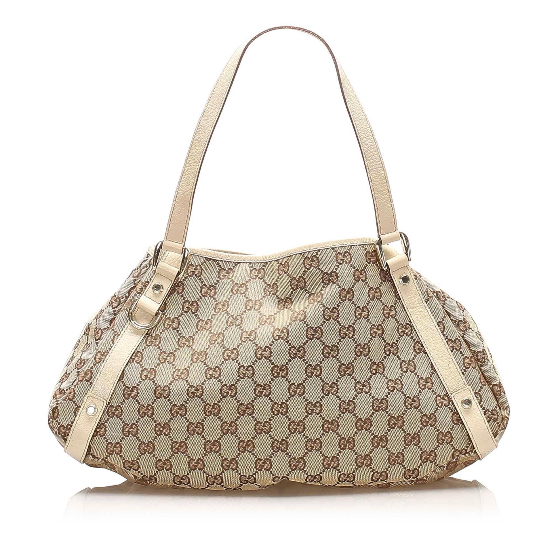 Gucci Monogram Canvas Tote