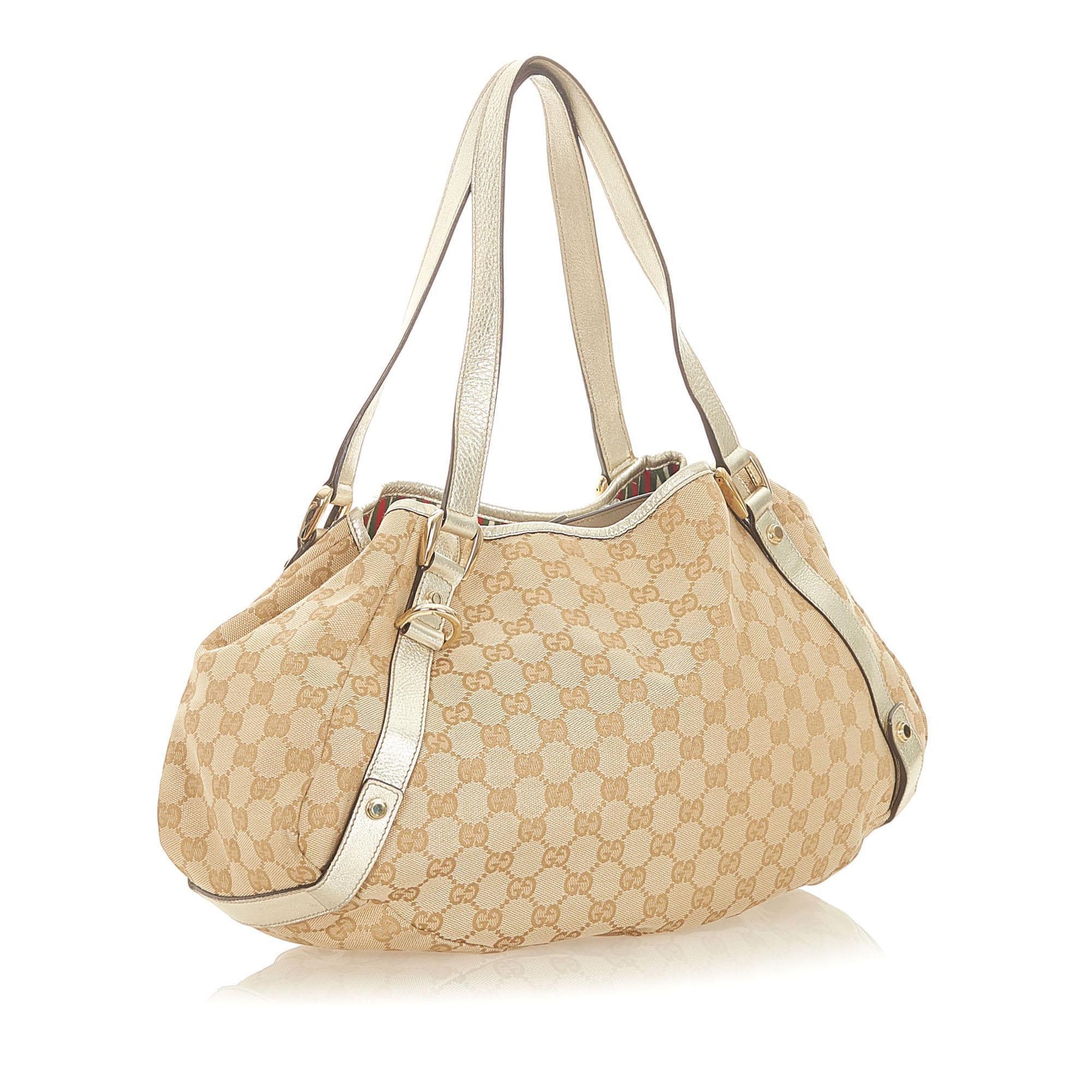 Gucci Monogram Canvas Tote