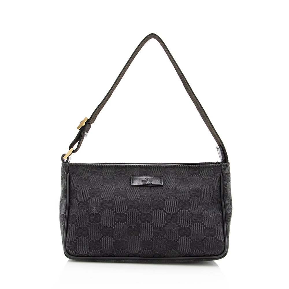 Gucci Leather Canvas Clutch Style 6