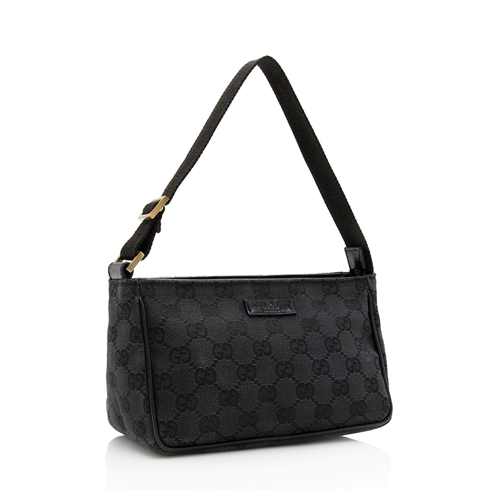 Gucci Leather Canvas Clutch Style 6