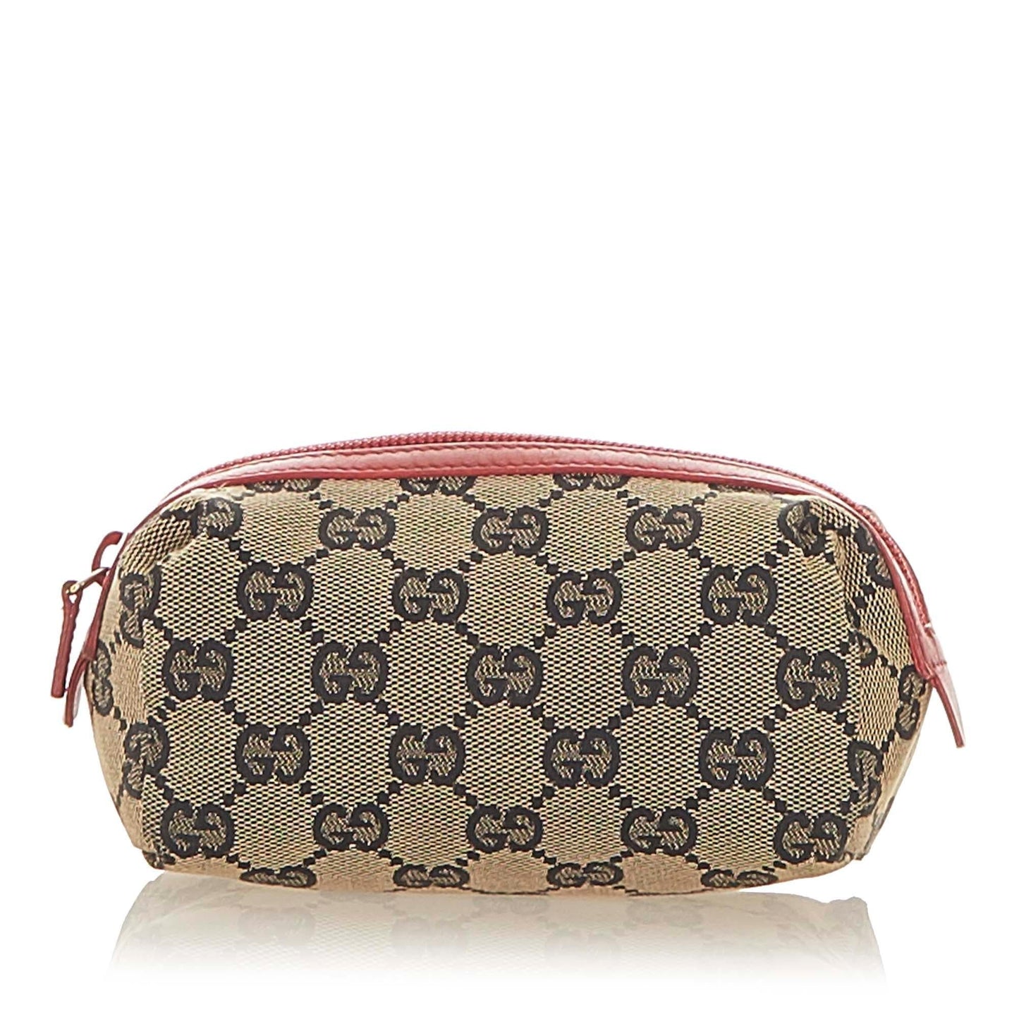 Gucci Leather Canvas Clutch