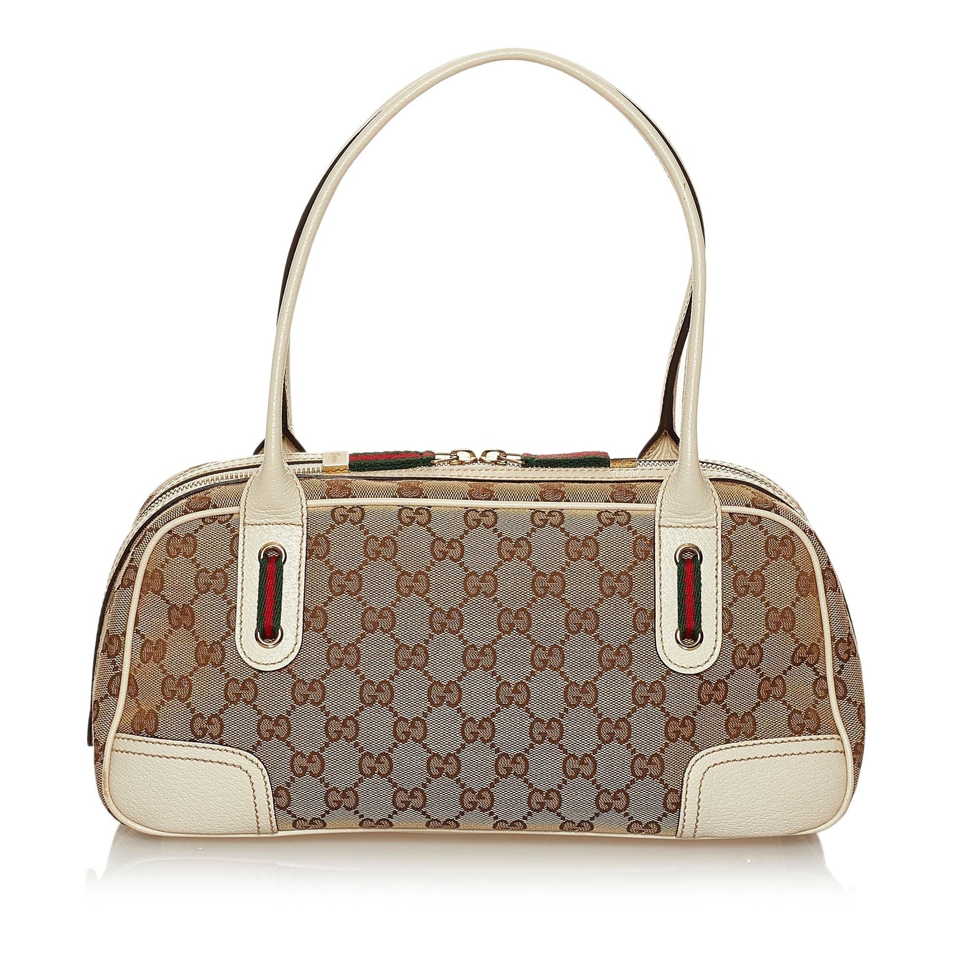 Gucci Canvas Shoulder Bag