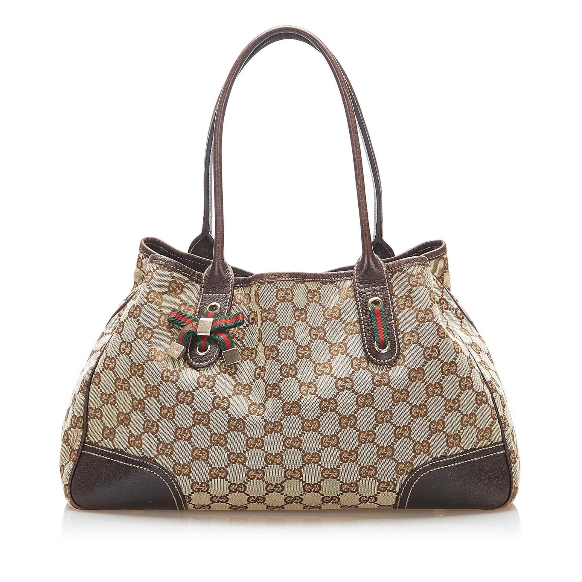 Gucci Monogram Canvas Tote