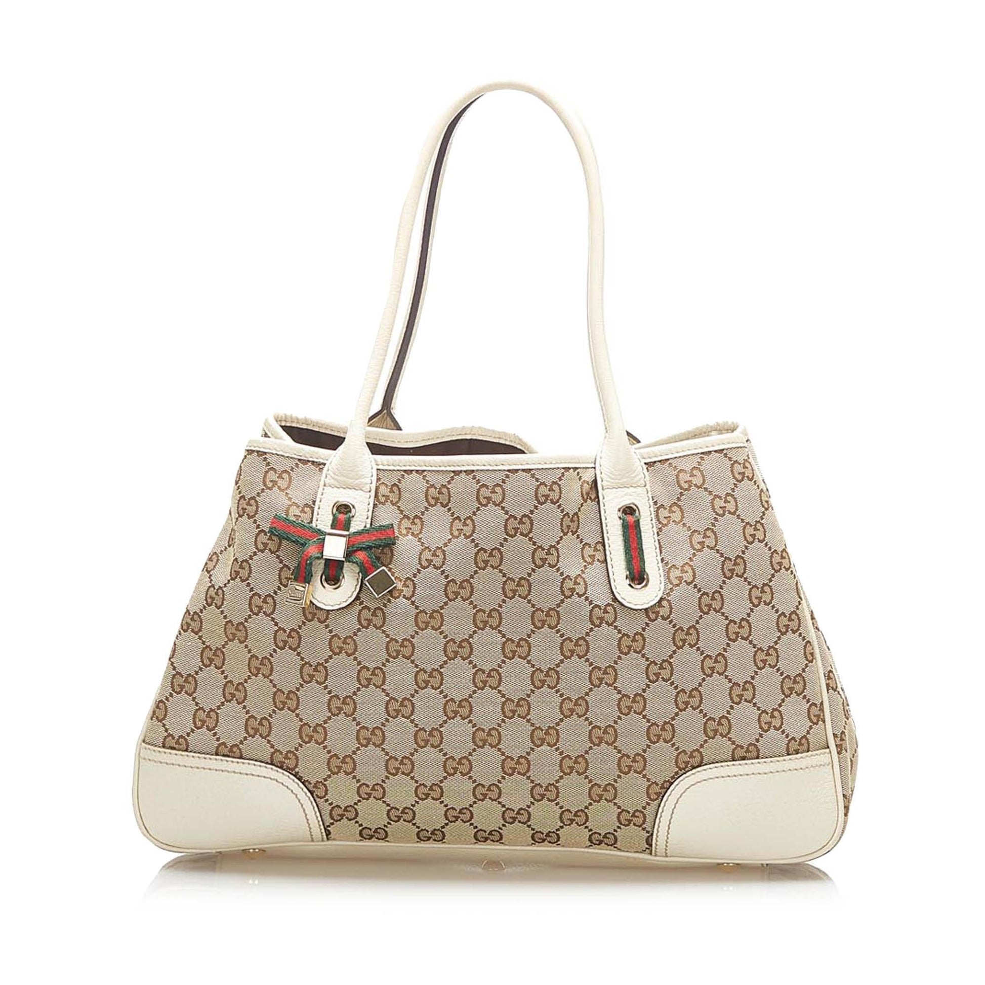 Gucci Monogram Canvas Tote