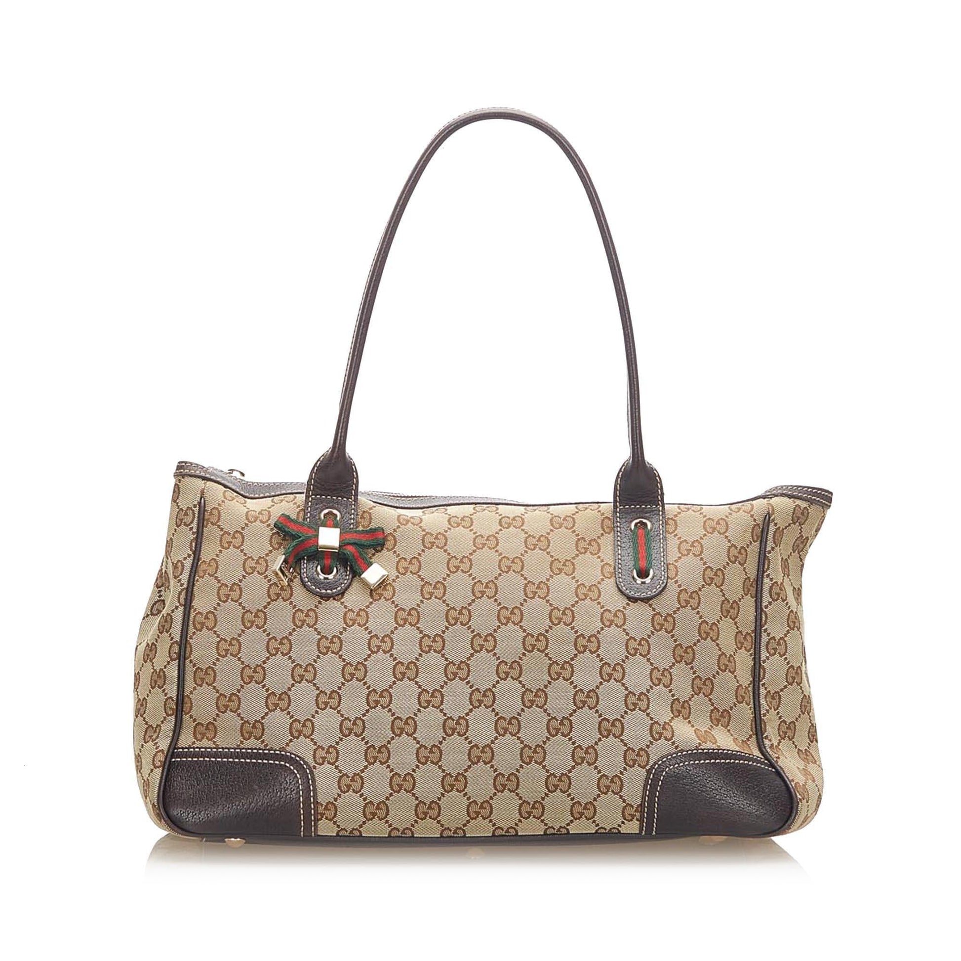Gucci Monogram Canvas Tote