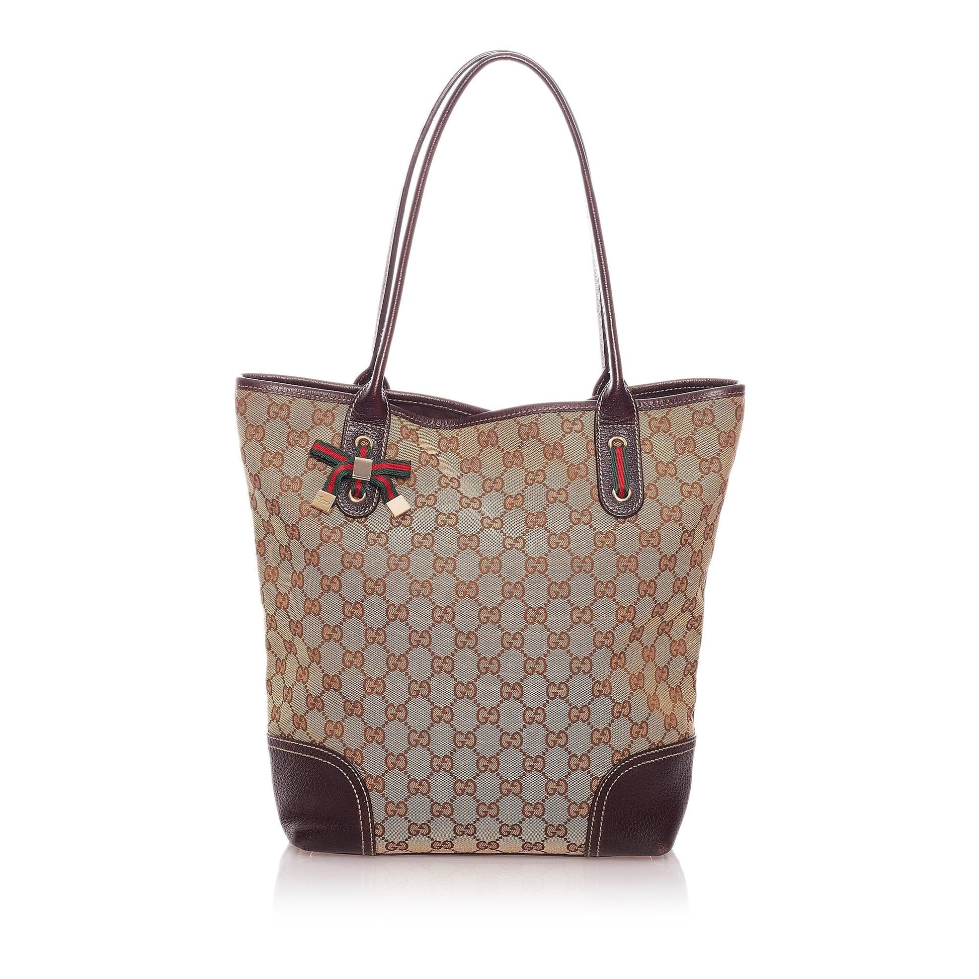 Gucci Princy Canvas Tote Style 4