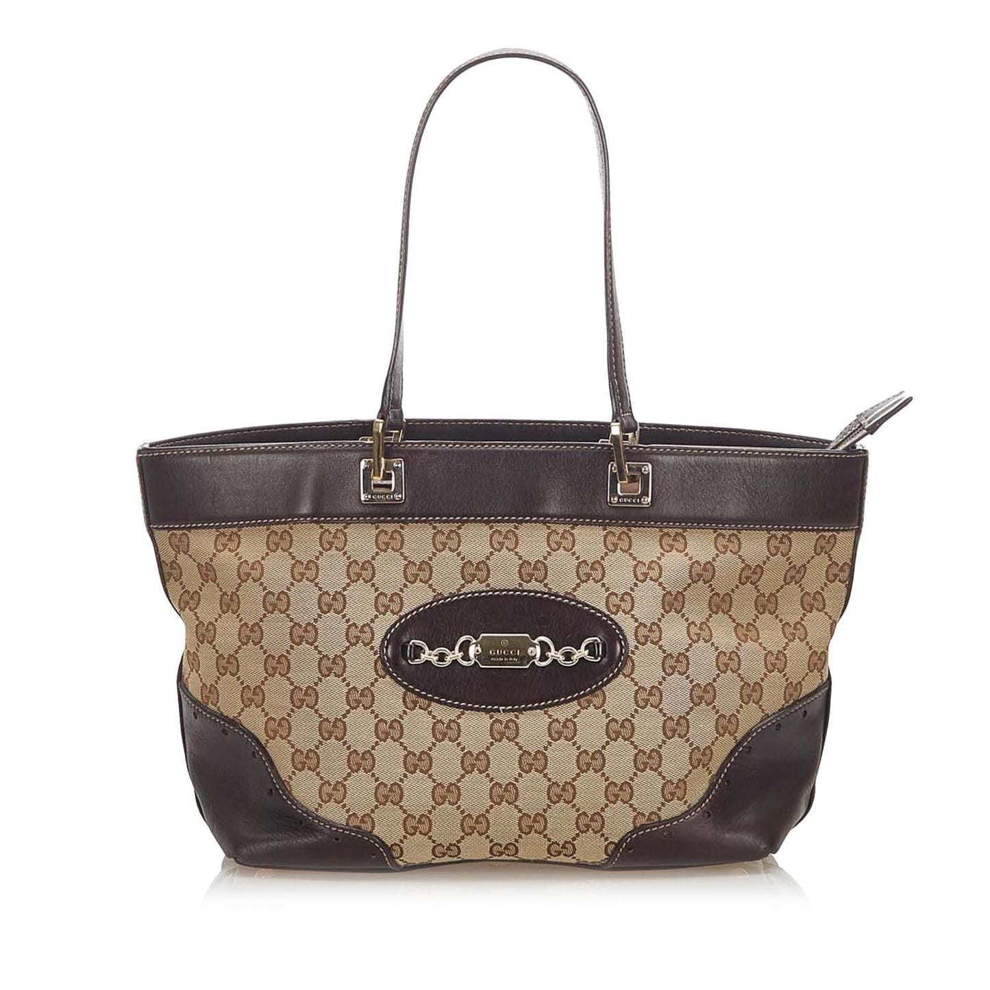 Gucci Canvas Monogram Tote Style 78