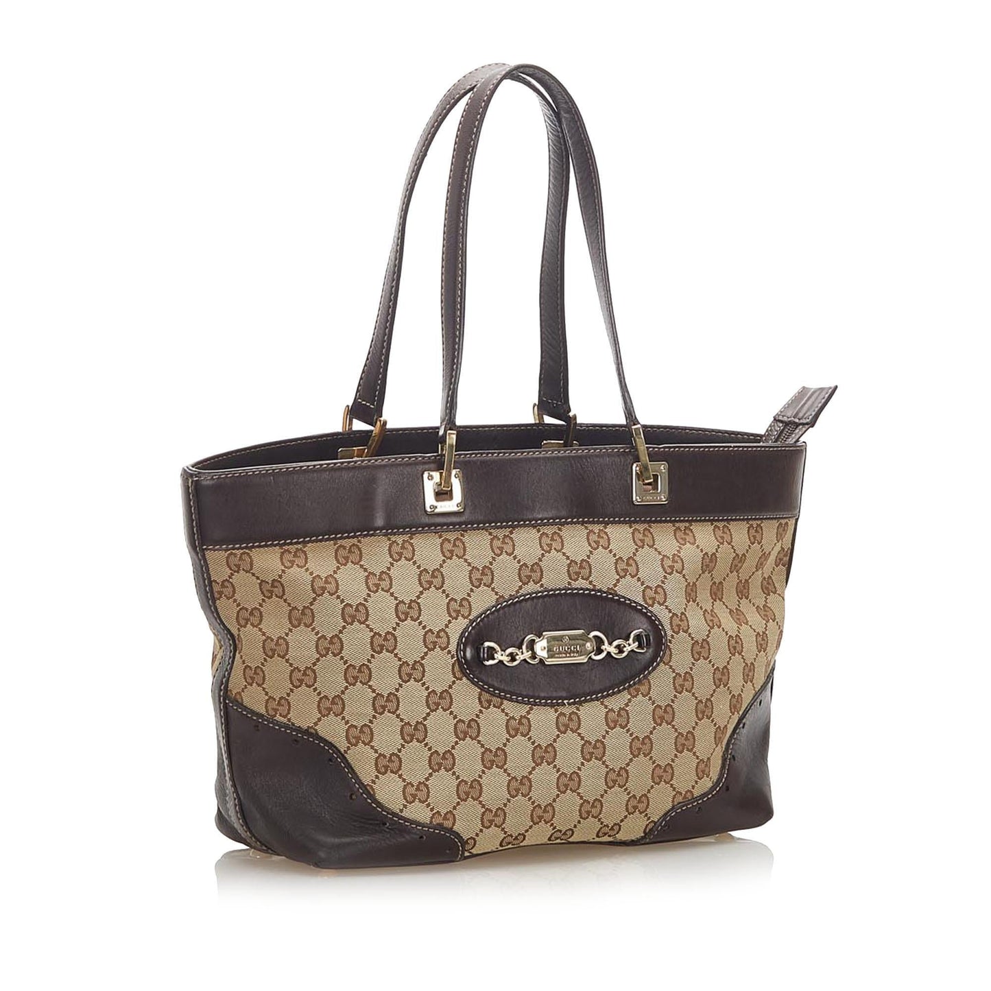 Gucci Canvas Monogram Tote Style 78