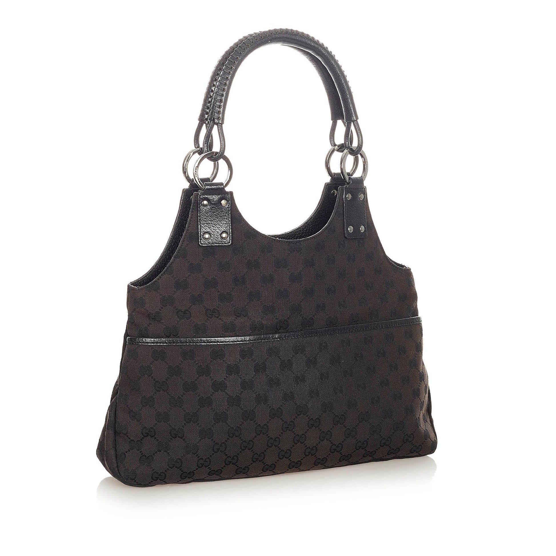 Gucci Canvas Shoulder Bag
