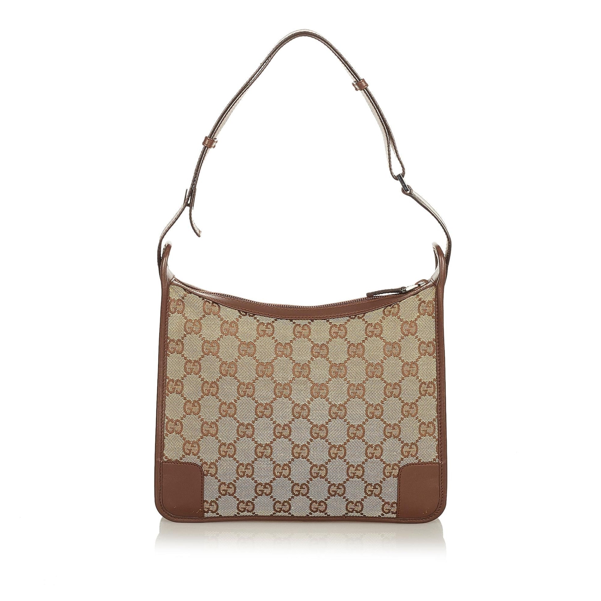 Gucci Canvas Shoulder Bag